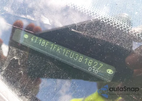 2014 Toyota Camry Se from USA, damaged, VIN 4T1BF1FK1EU381827